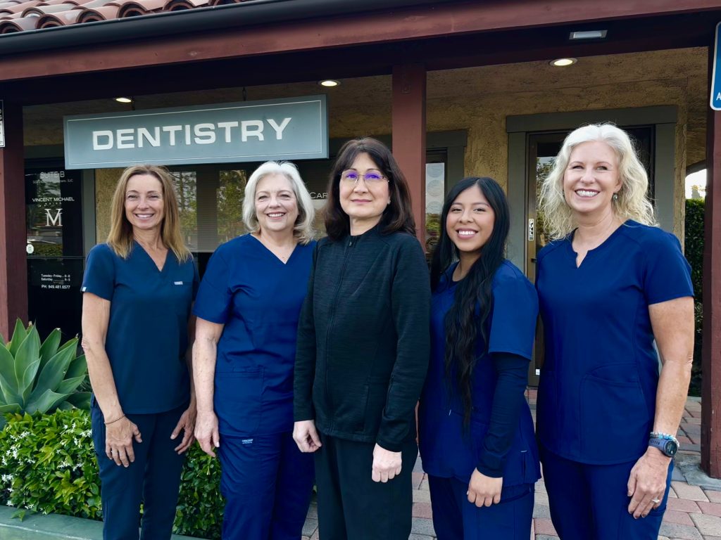 Dr Daderian and team outside the dental office